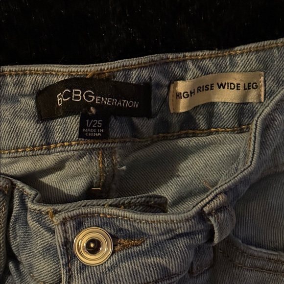 BCBGeneration Light Blue Straight Leg Jeans - Picture 2 of 8